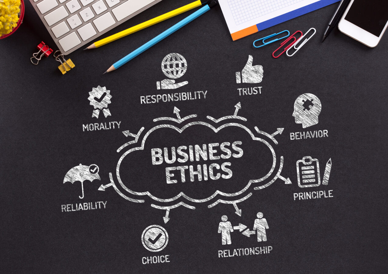 An illustration shows the most relevant categories for employer brand, including ethics, responsibility, trust, morality, and more.