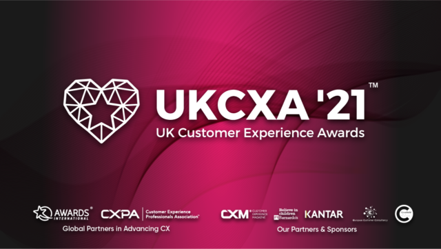Customer Experience Awards banner shows partners and other details about the event.