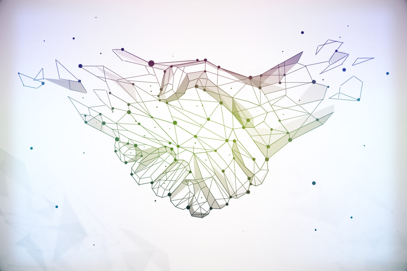 An image showing people shaking hands to build a trusting customer relationship