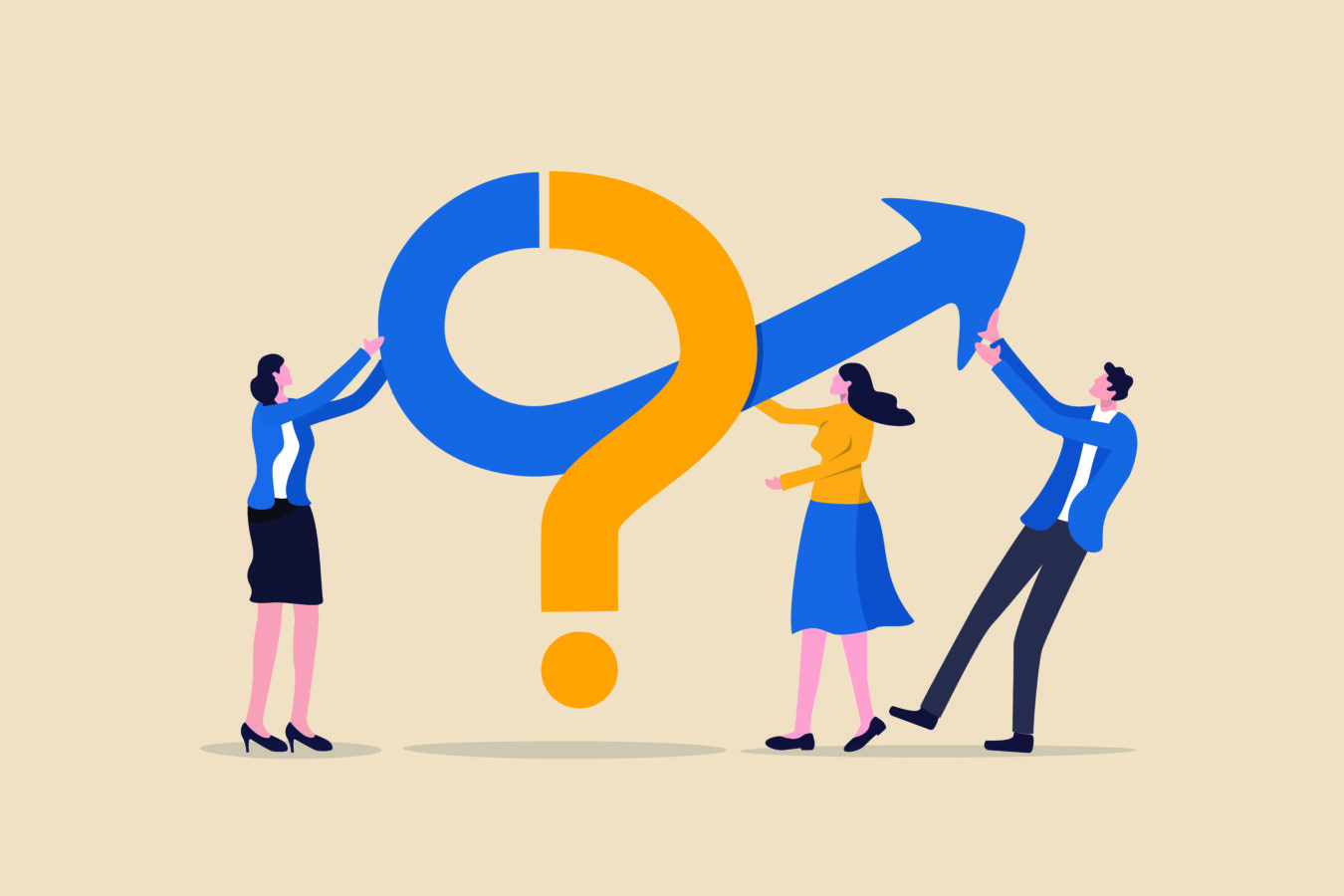 an illustrated image showing a poor customer experience