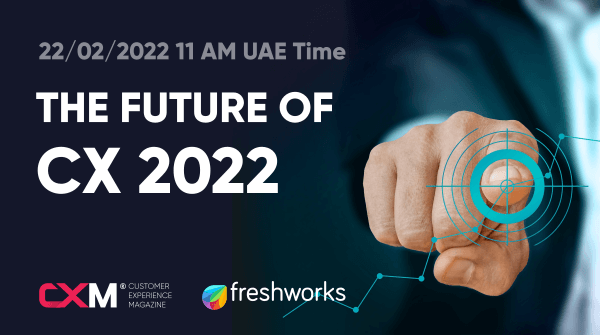 future of CX 2022 webinar banner