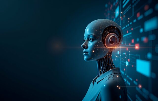 Robot representing agentic AI.