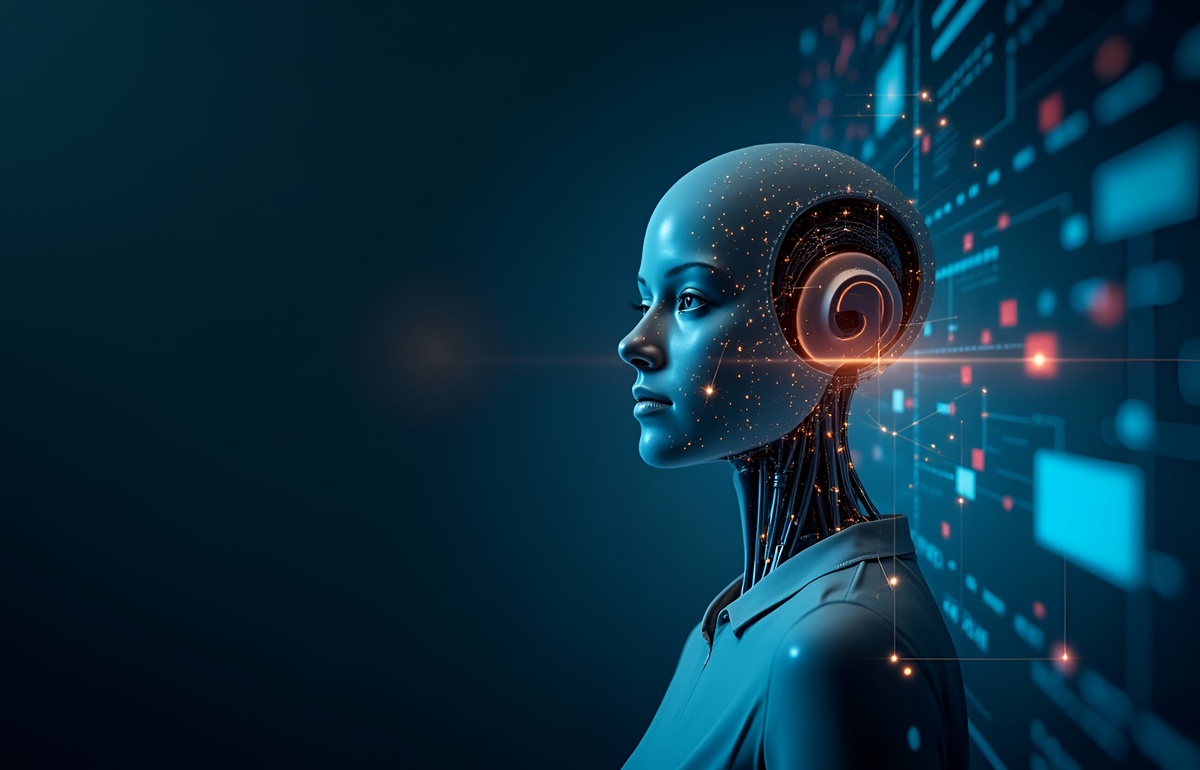 Robot representing agentic AI.