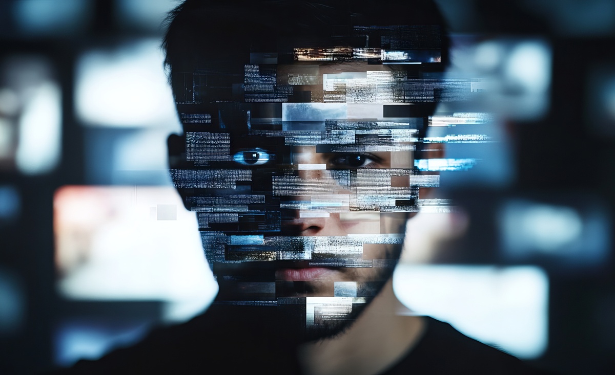 Image representing the use of deepfake technology.