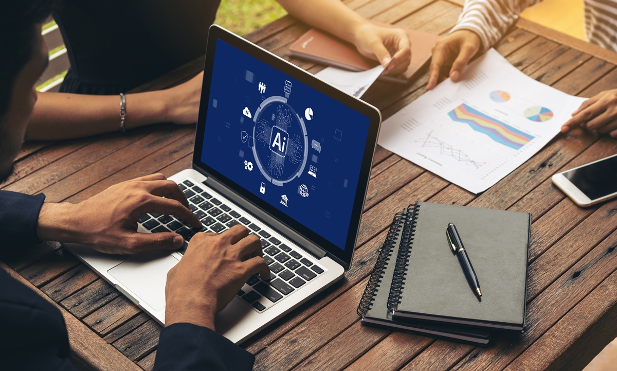 Person using gen AI and conversational AI to boost customer engagement.