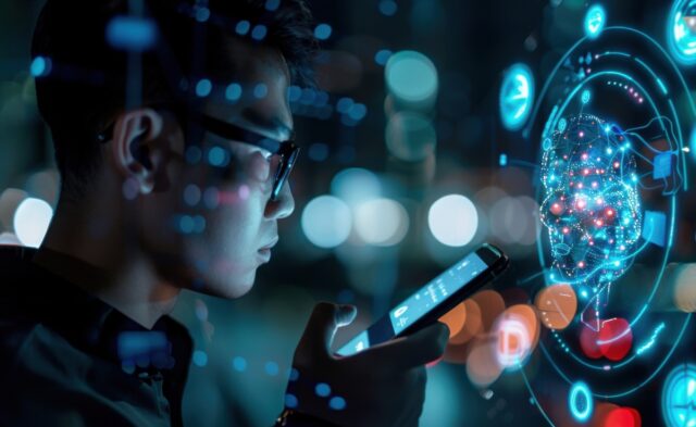 The image shows a real-time translation tool.